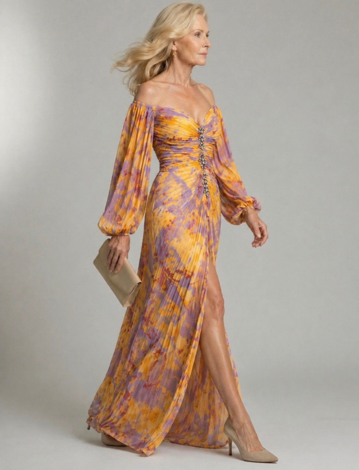 Delphine | Elegant Dress with V-Neck