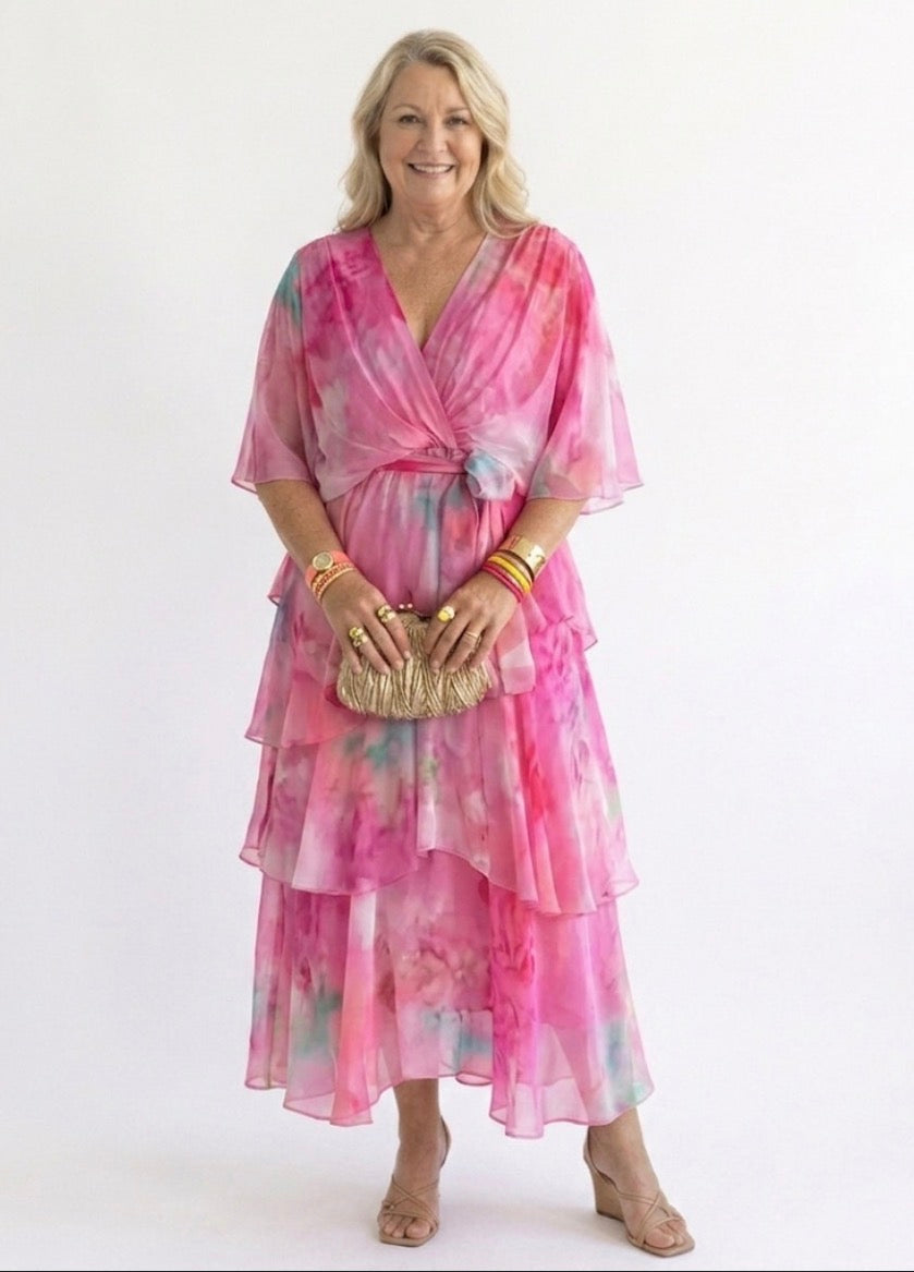 Miranda | Layered Floral Sun Dress