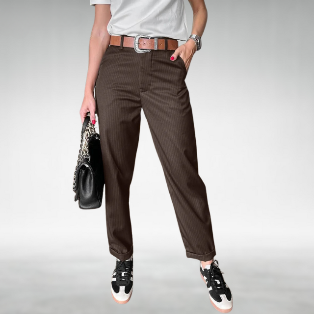 Noele | Tailored High-Waist Pants