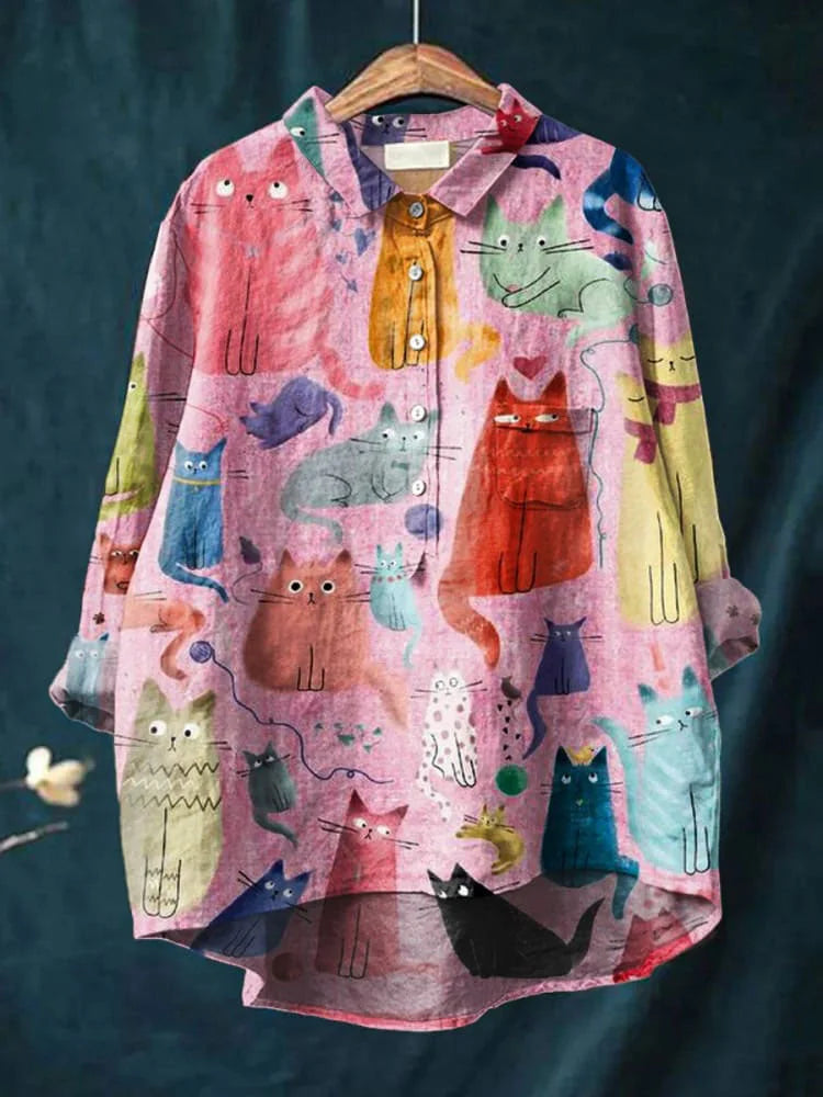 Amari | Cat Art Shirt