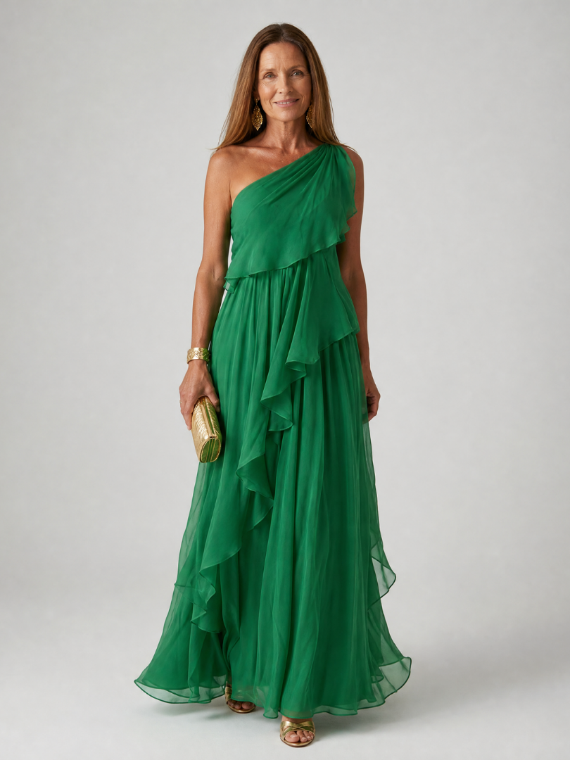 Tracey | Elegant Flowy Maxi Dress