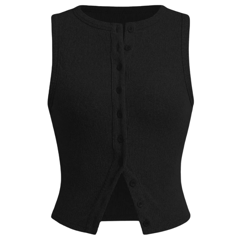 Kylie | Classic Ribbed Casual Crop Top
