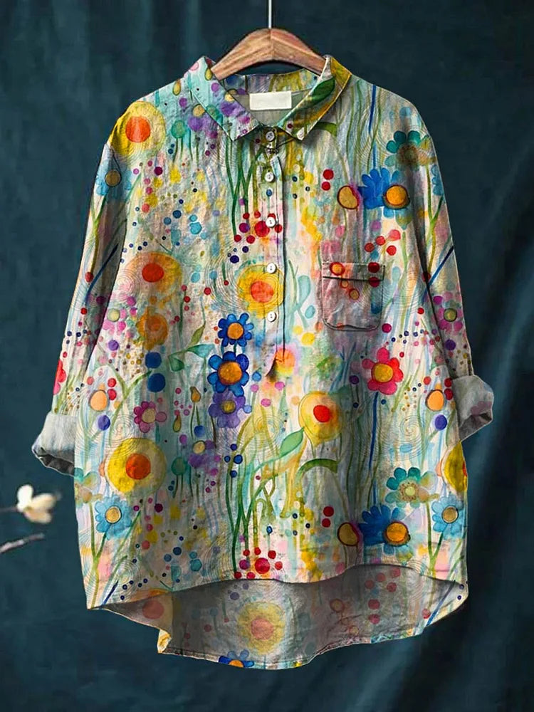 Claudine | Serene Art Shirt