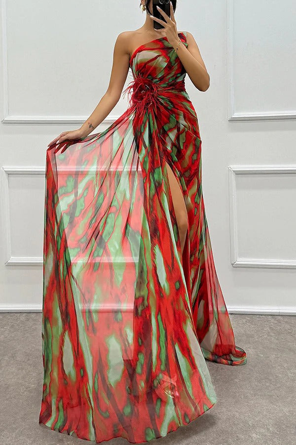 Vivienne | Vibrant Draped Dress