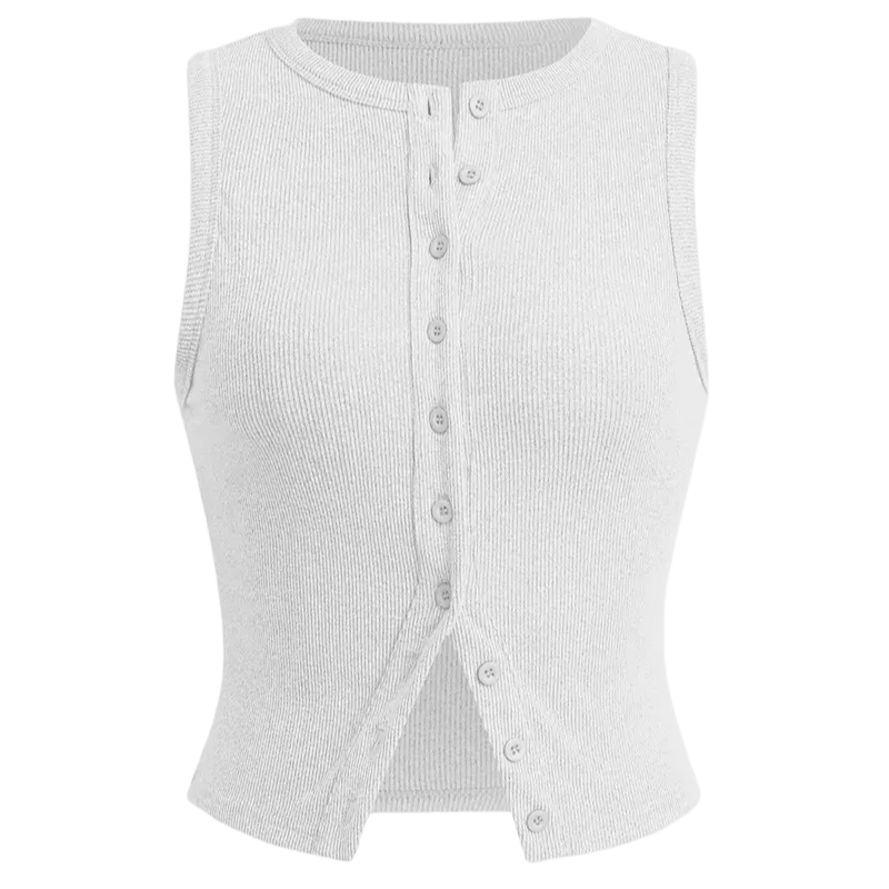 Kylie | Classic Ribbed Casual Crop Top