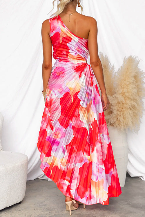 Camille | Vibrant Tropical Evening Dress
