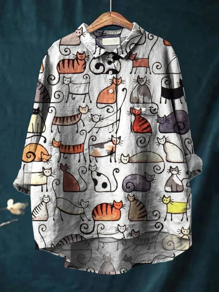 Amari | Cat Art Shirt