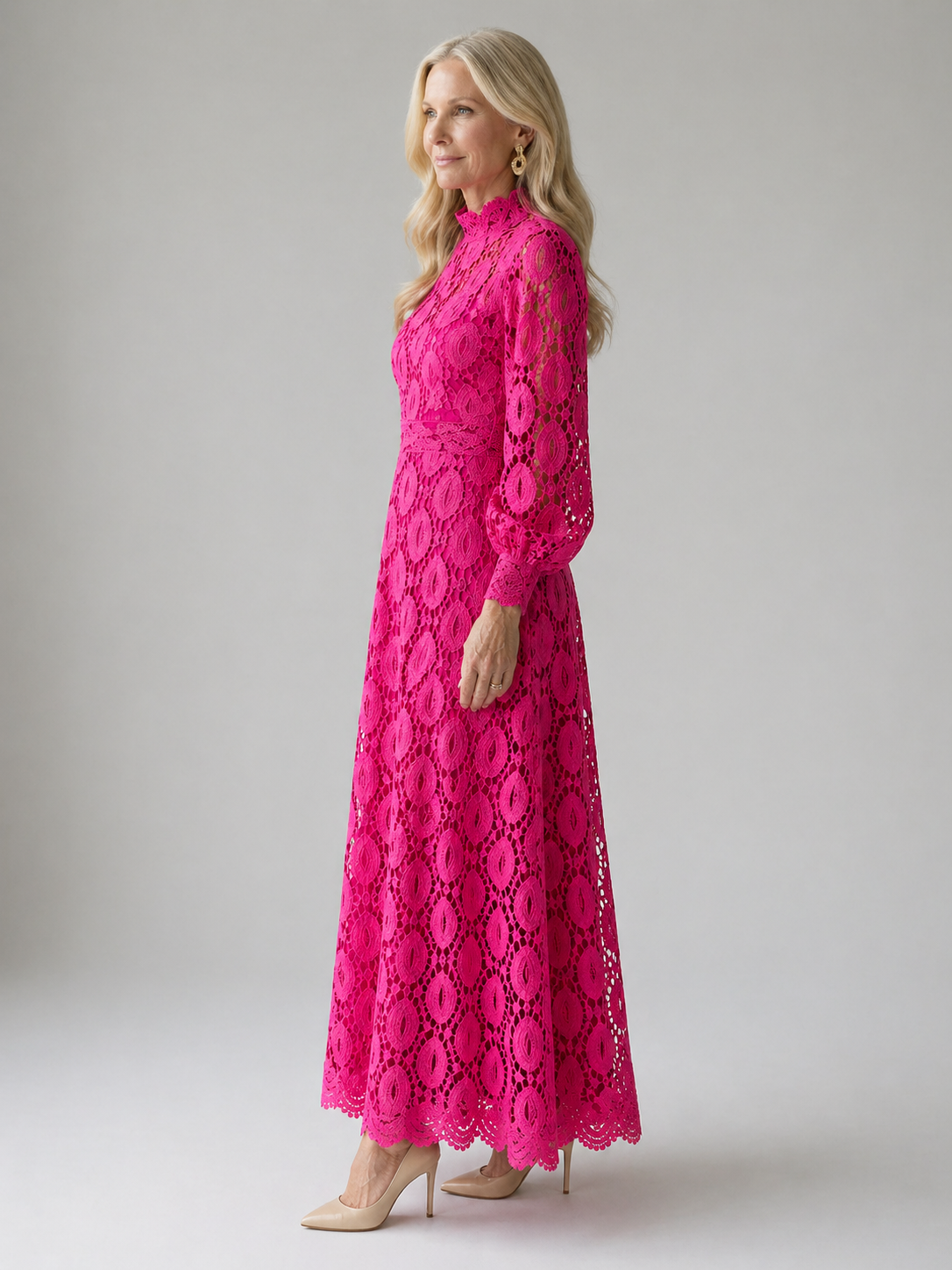 Imogen | Lace Midi Dress