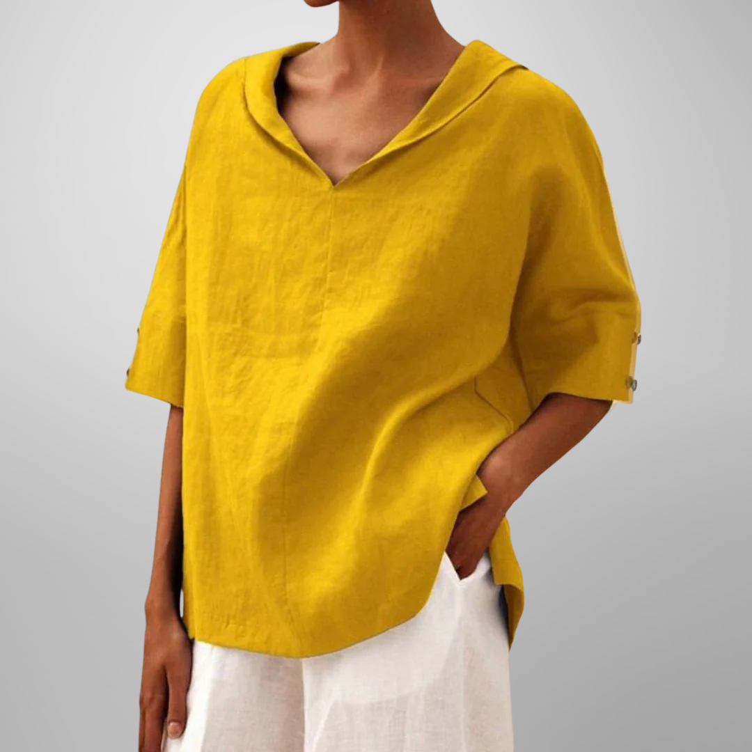 Lucy | Cotton Loose-Fitting Blouse