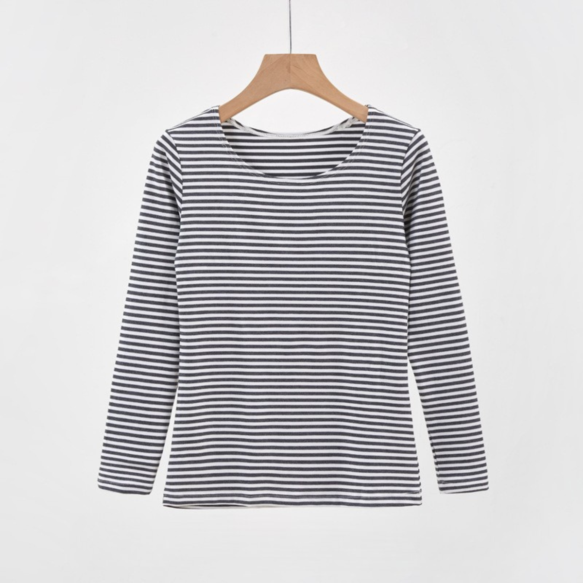 Evanthia | Casual Striped Slim-Fit Long Sleeve Top