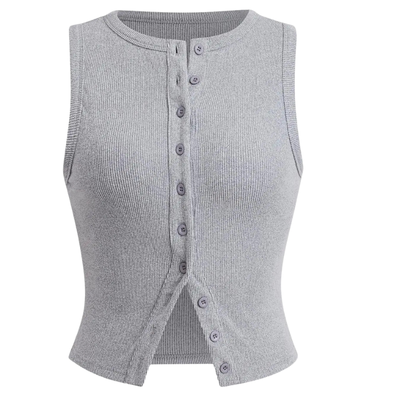 Kylie | Classic Ribbed Casual Crop Top