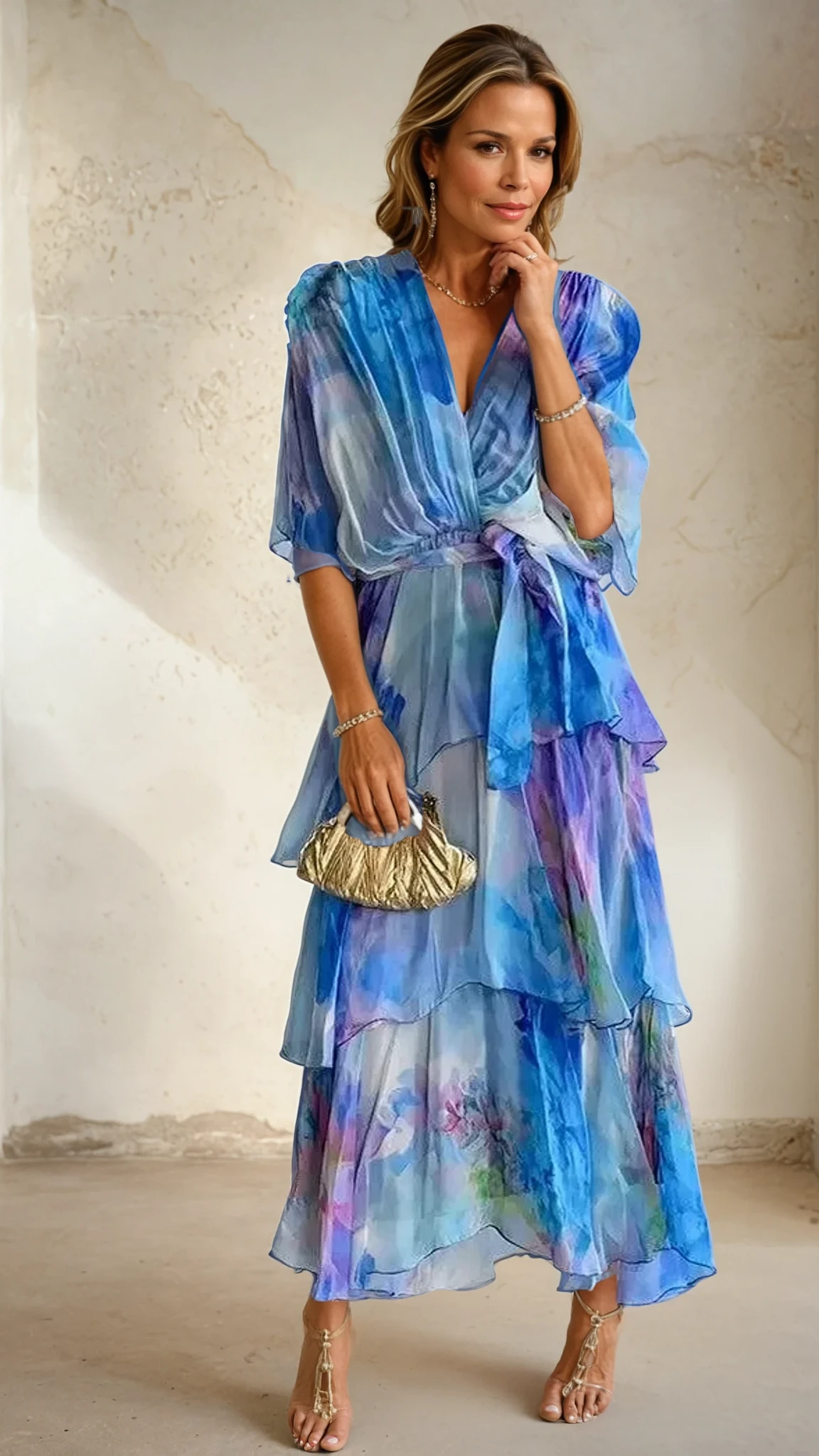 Miranda | Layered Floral Sun Dress