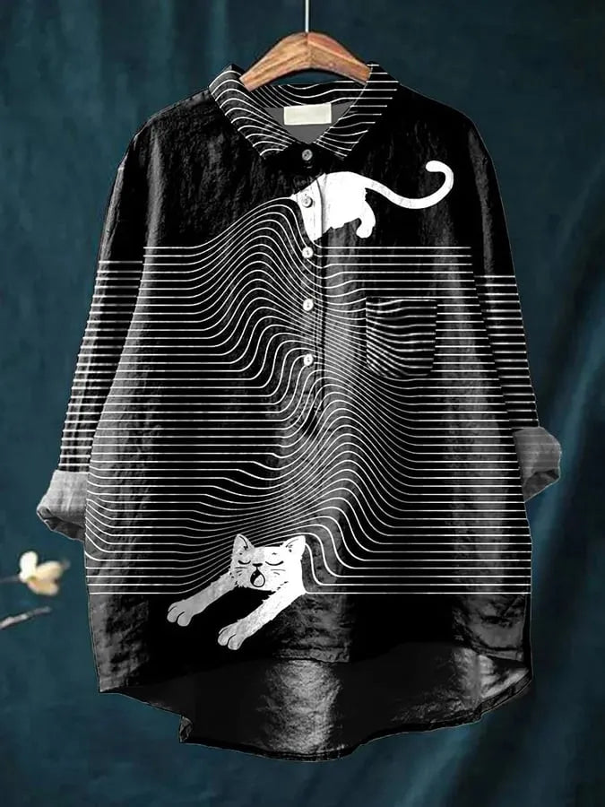 Cora | Cat Art Shirt