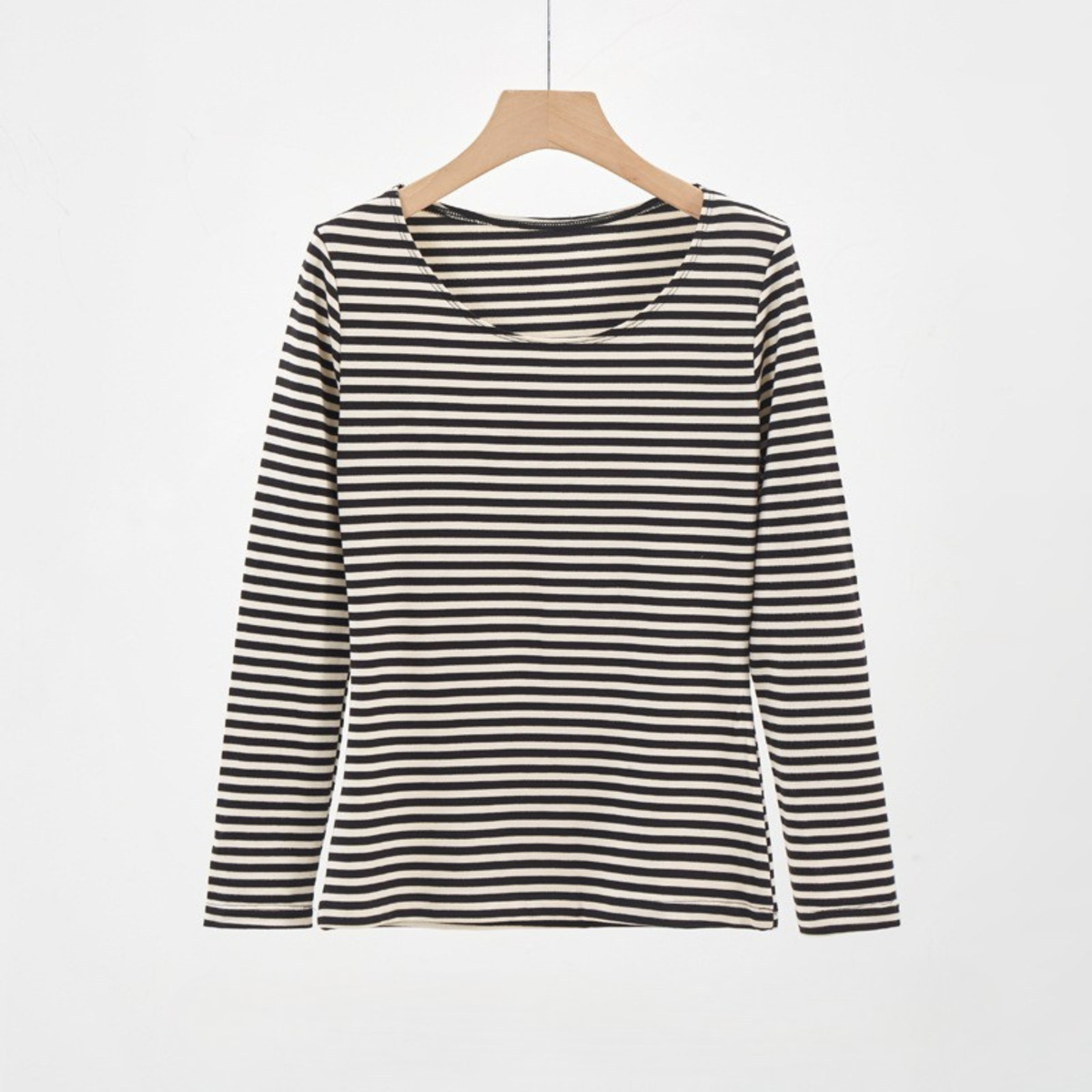 Evanthia | Casual Striped Slim-Fit Long Sleeve Top