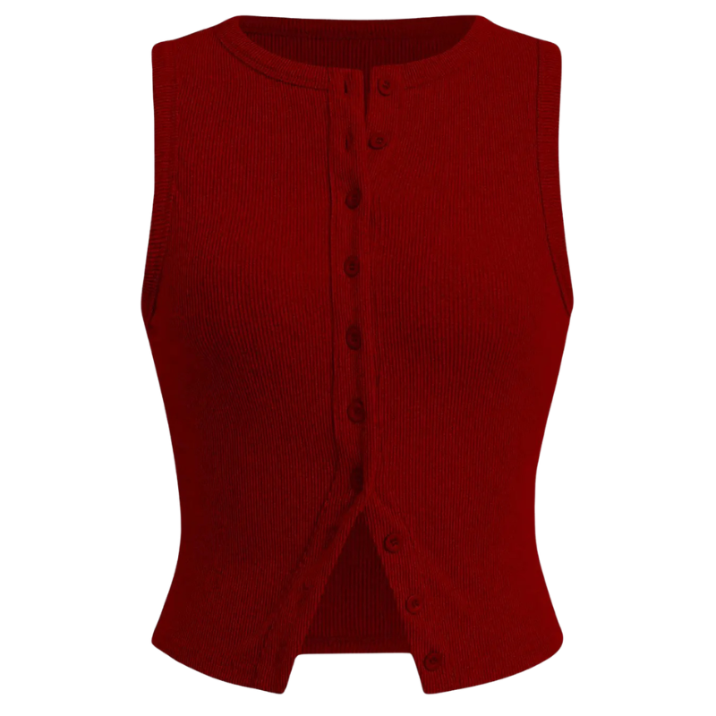 Kylie | Classic Ribbed Casual Crop Top