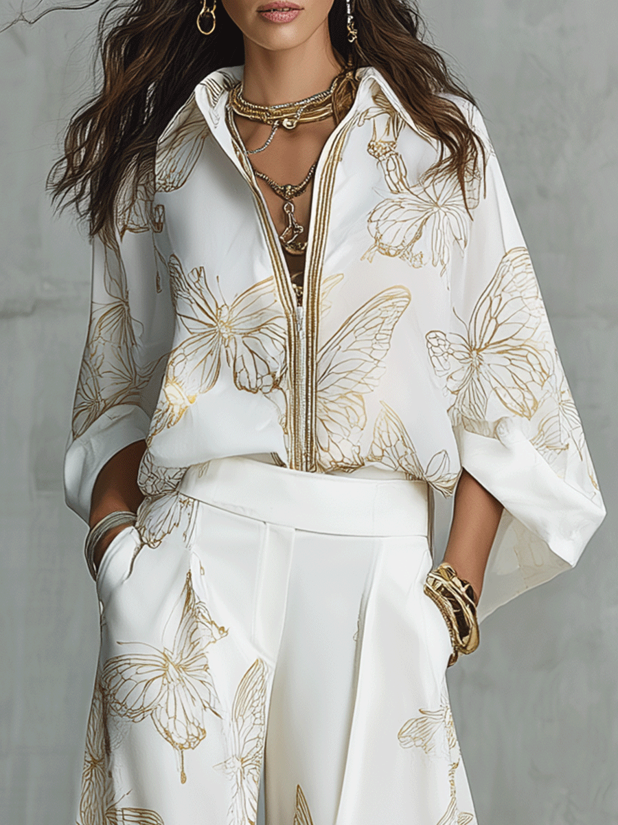 Bohemian Luxe | Elegant Two-Piece Set for Women