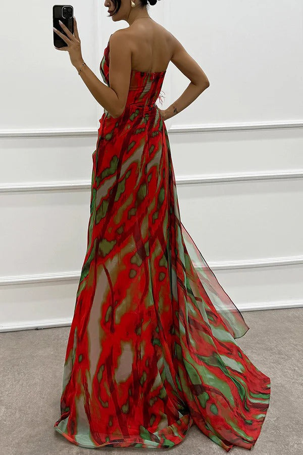 Vivienne | Vibrant Draped Dress