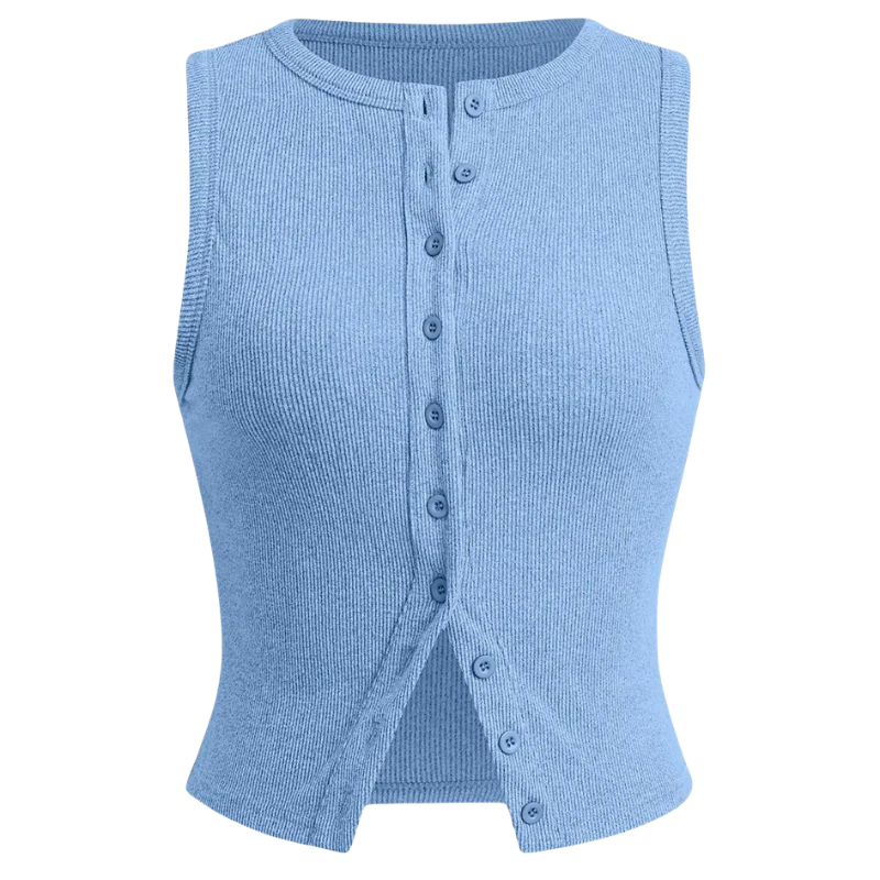 Kylie | Classic Ribbed Casual Crop Top