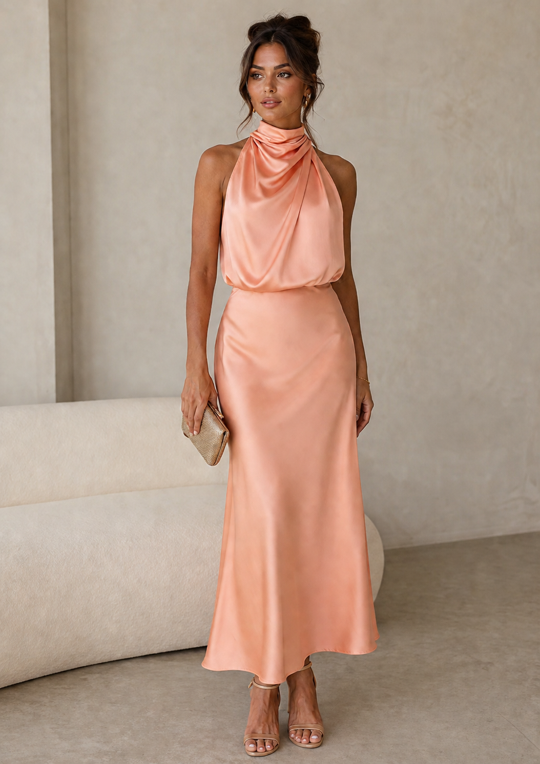 Lydia | Draped Dress