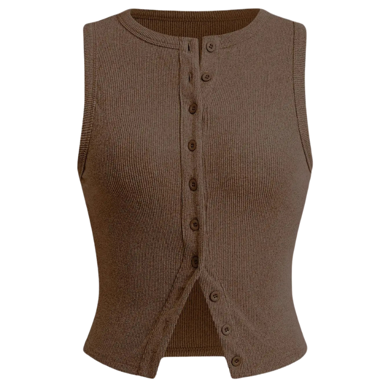 Kylie | Classic Ribbed Casual Crop Top