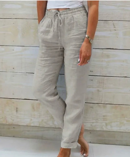 Rachel | Drawstring Wide-Leg Pants