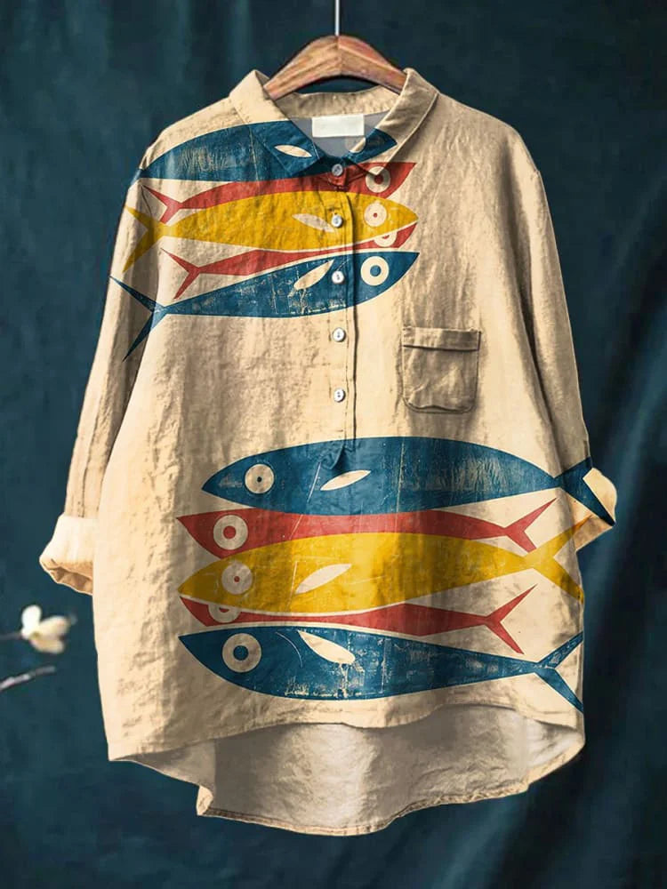 Dara | Fish Art Shirt