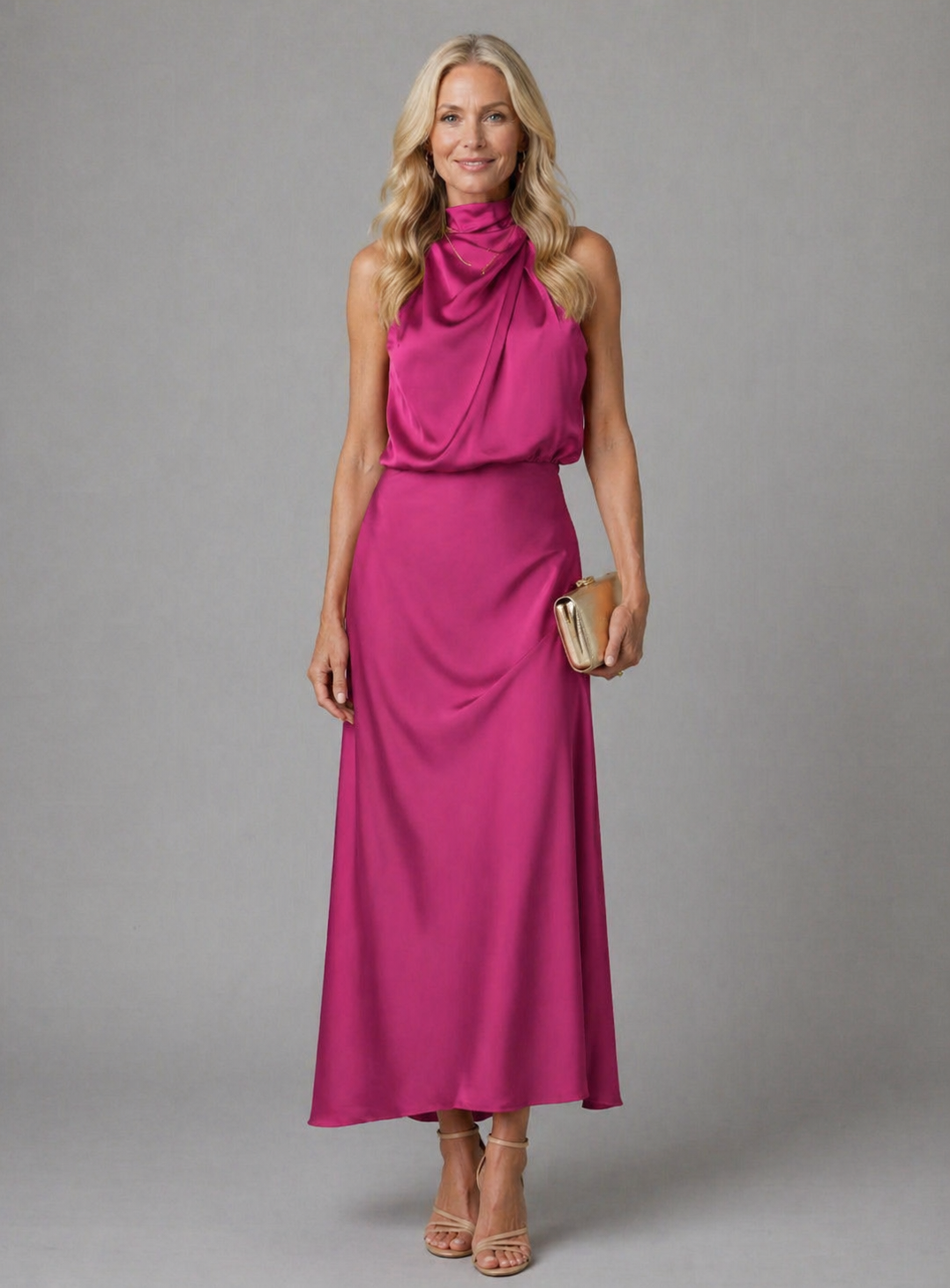 Lydia | Draped Dress