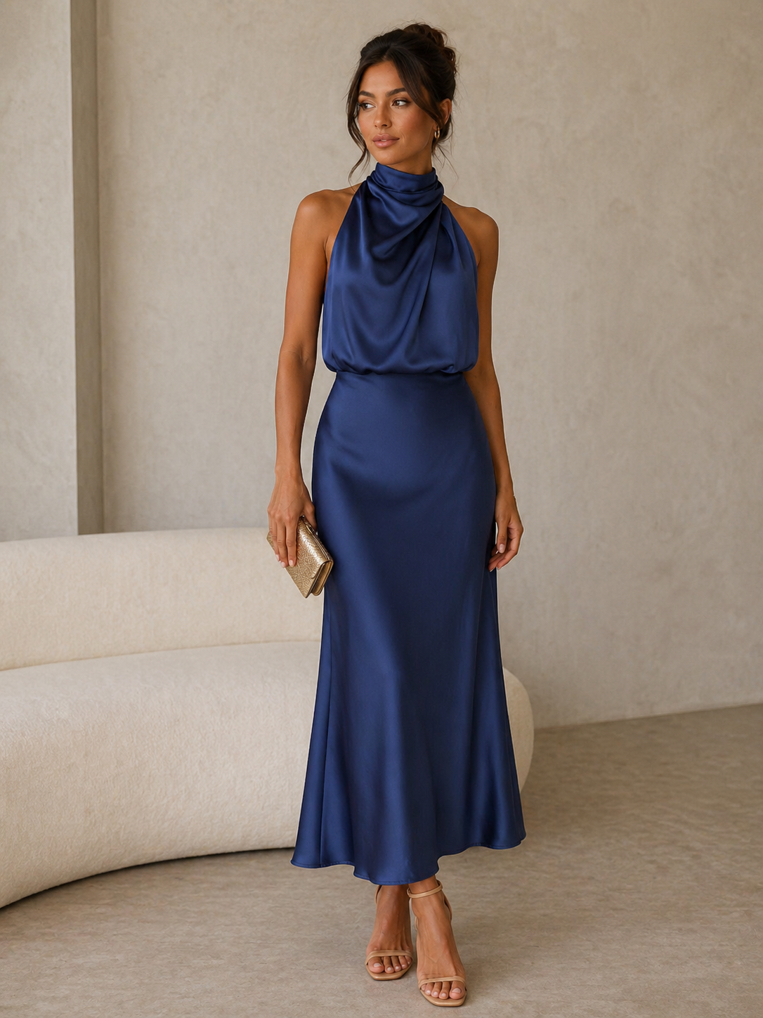 Lydia | Draped Dress