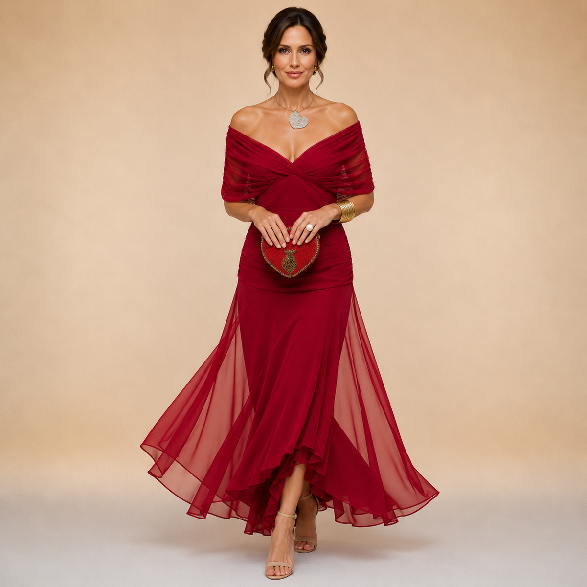 Mikaela | V-Neck Wrap Maxi Dress