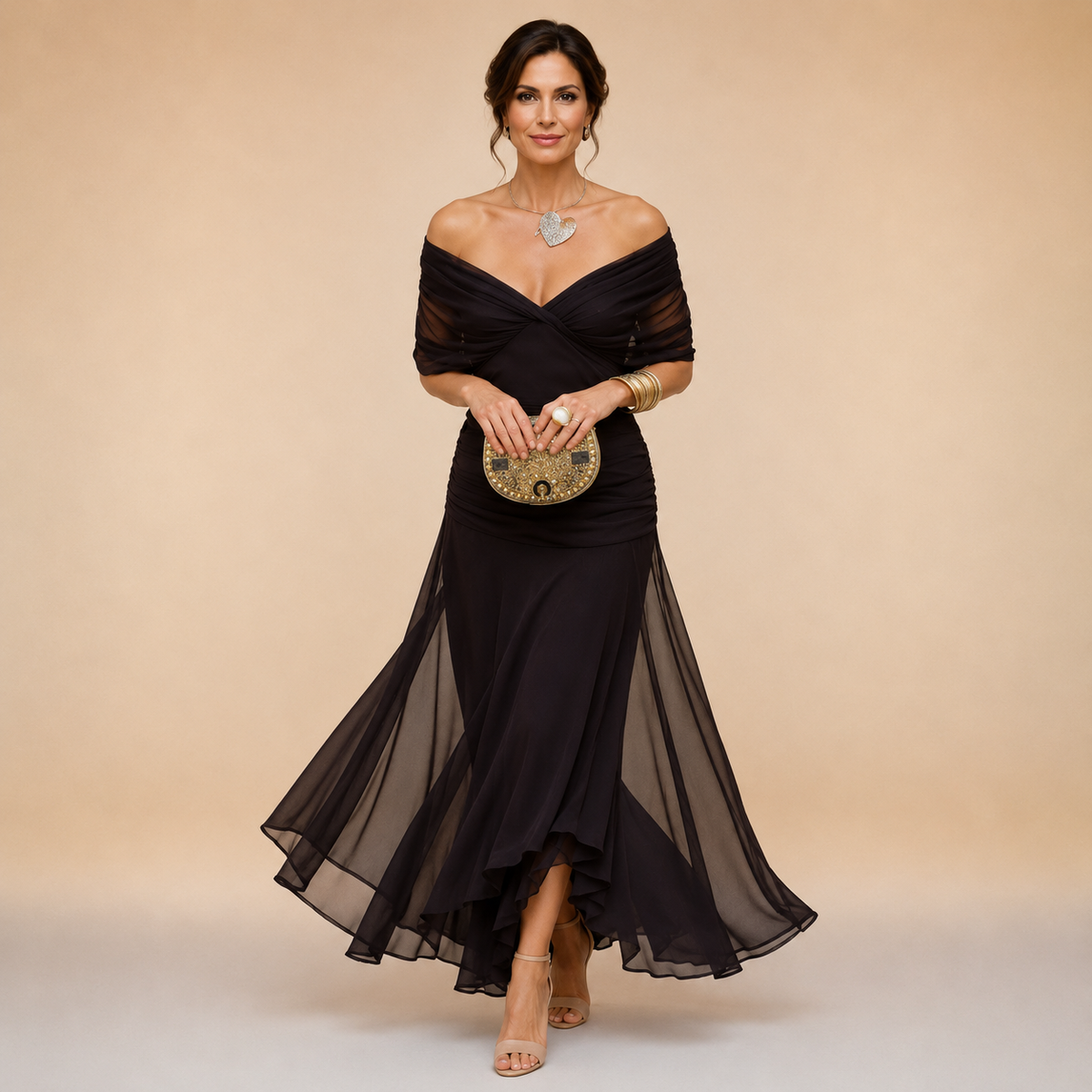 Mikaela | V-Neck Wrap Maxi Dress