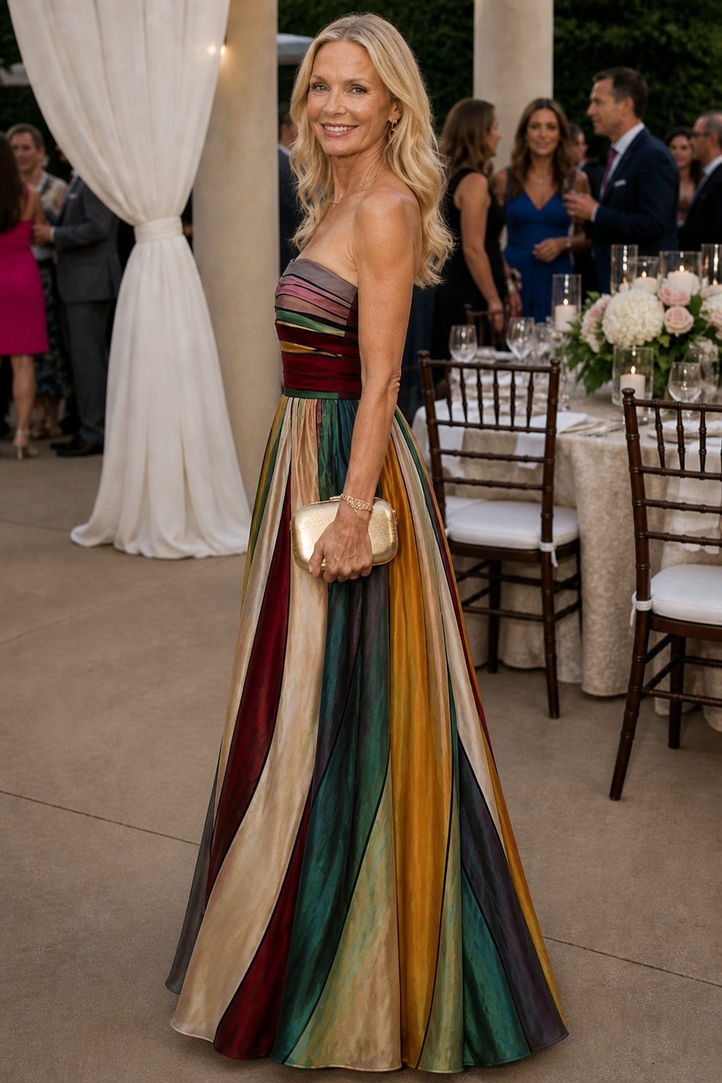 Olive | Effortless Strapless A-Line Dress