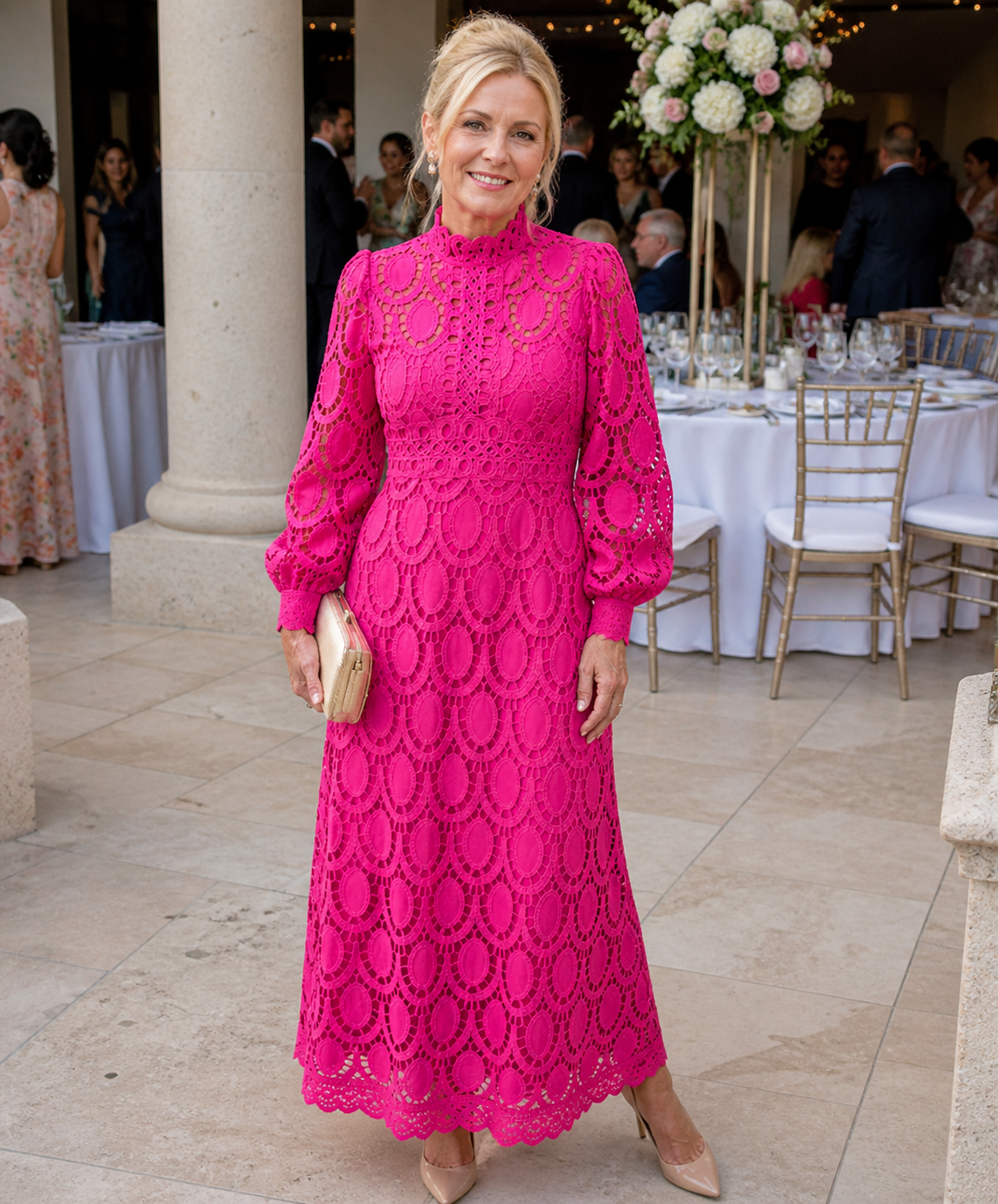 Imogen | Lace Midi Dress