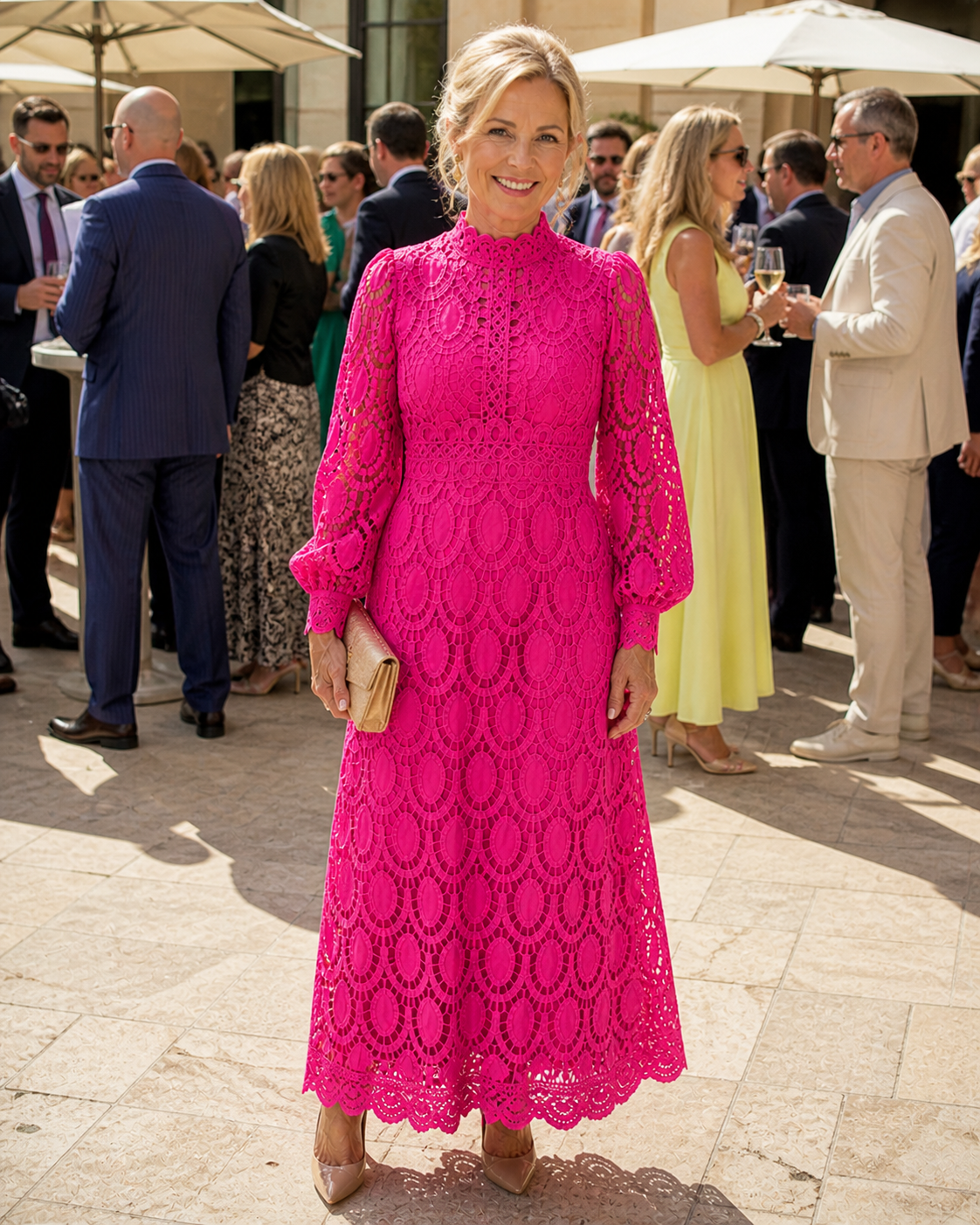 Imogen | Lace Midi Dress