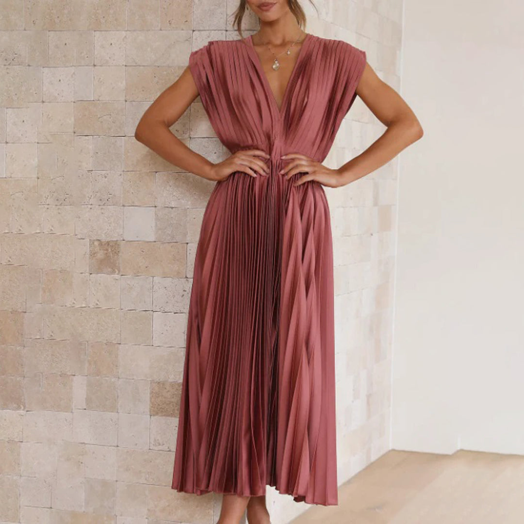 Juliet | Timeless Pleated Midi Dress