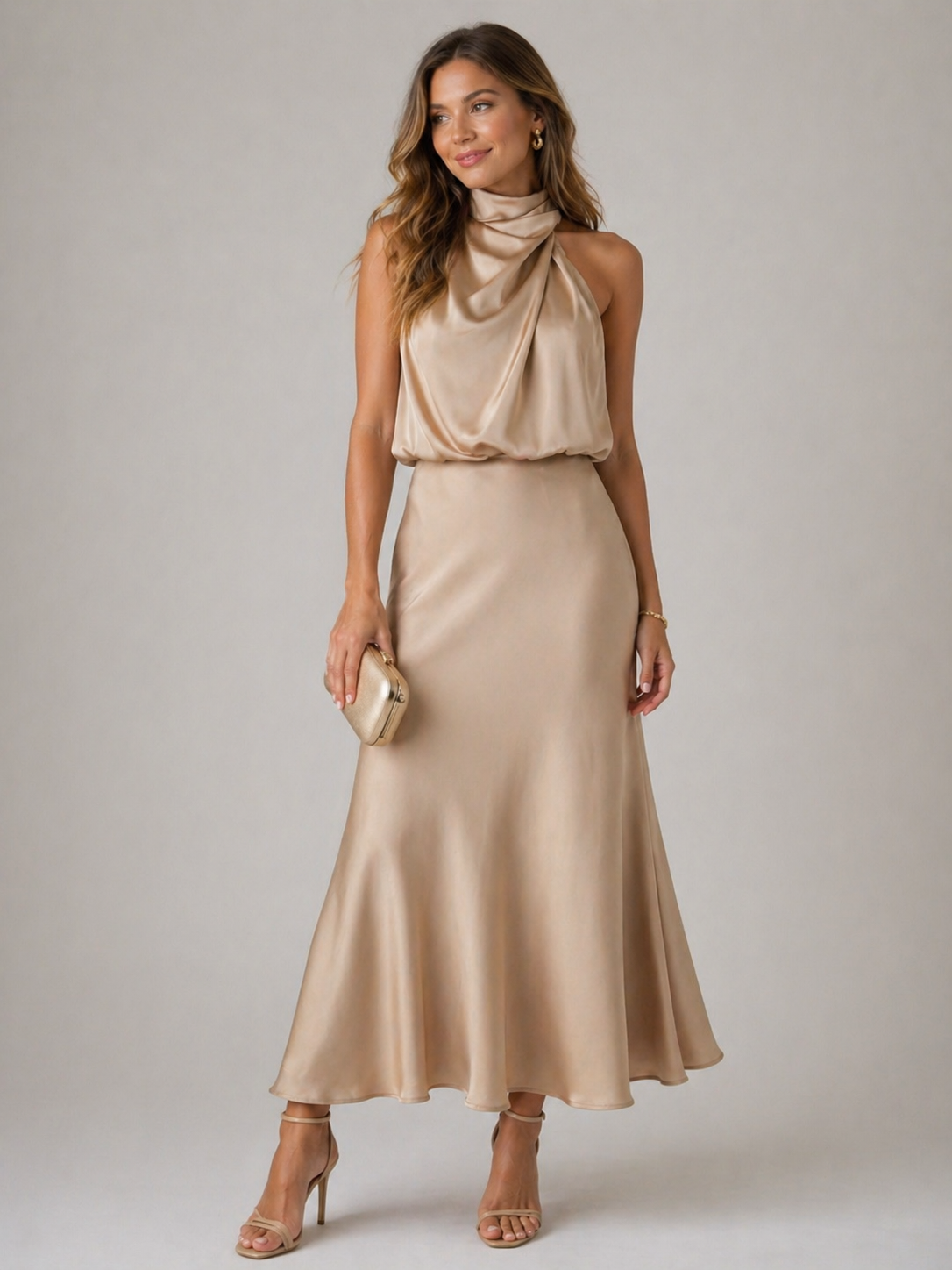 Lydia | Draped Dress