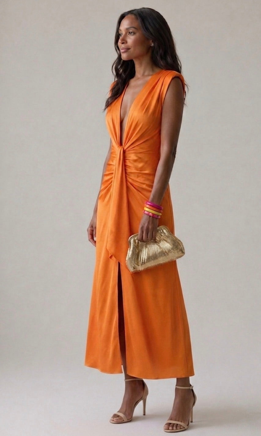Eleanor | Elegant Pleated Dress