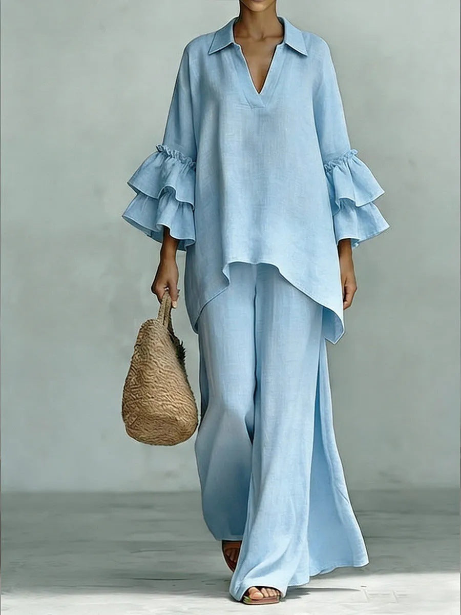 Paloma | Ruffle-Tier Two-Piece Set