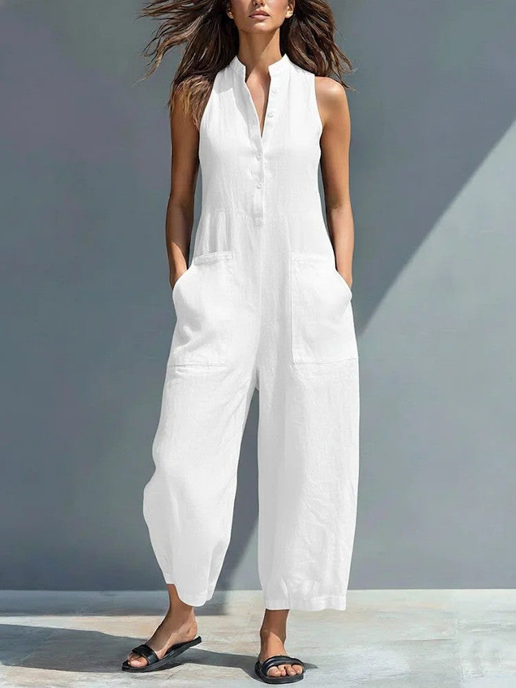 Lotte™ | Sleeveless Minimalist Jumpsuit