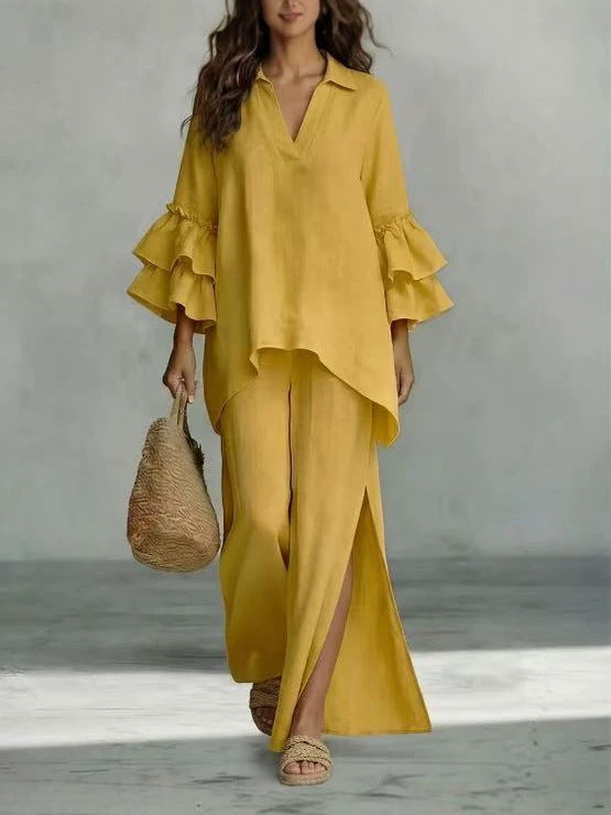Paloma | Ruffle-Tier Two-Piece Set