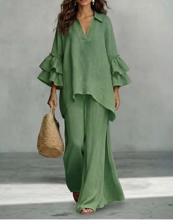 Paloma | Ruffle-Tier Two-Piece Set