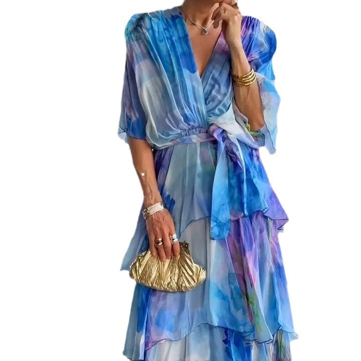 Miranda | Layered Floral Sun Dress