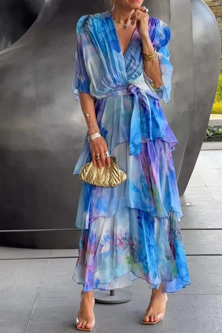 Miranda | Layered Floral Sun Dress