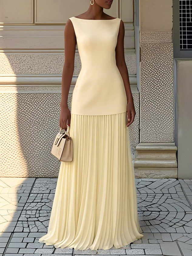 Shania | Pleated Maxi Dress