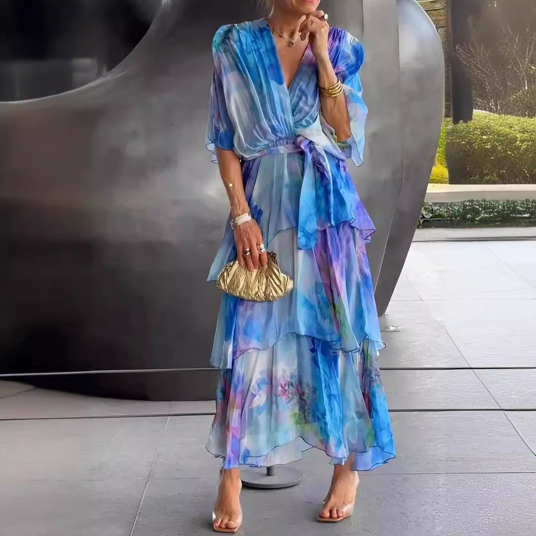 Miranda | Layered Floral Sun Dress