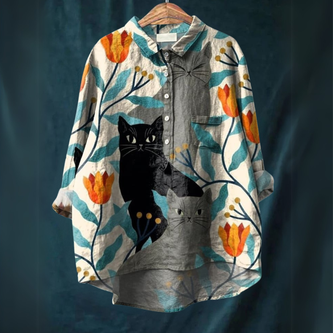 Lucia | Cat Art Shirt
