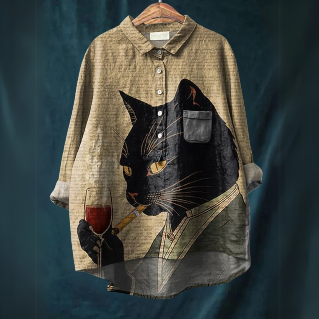 Lucia | Cat Art Shirt