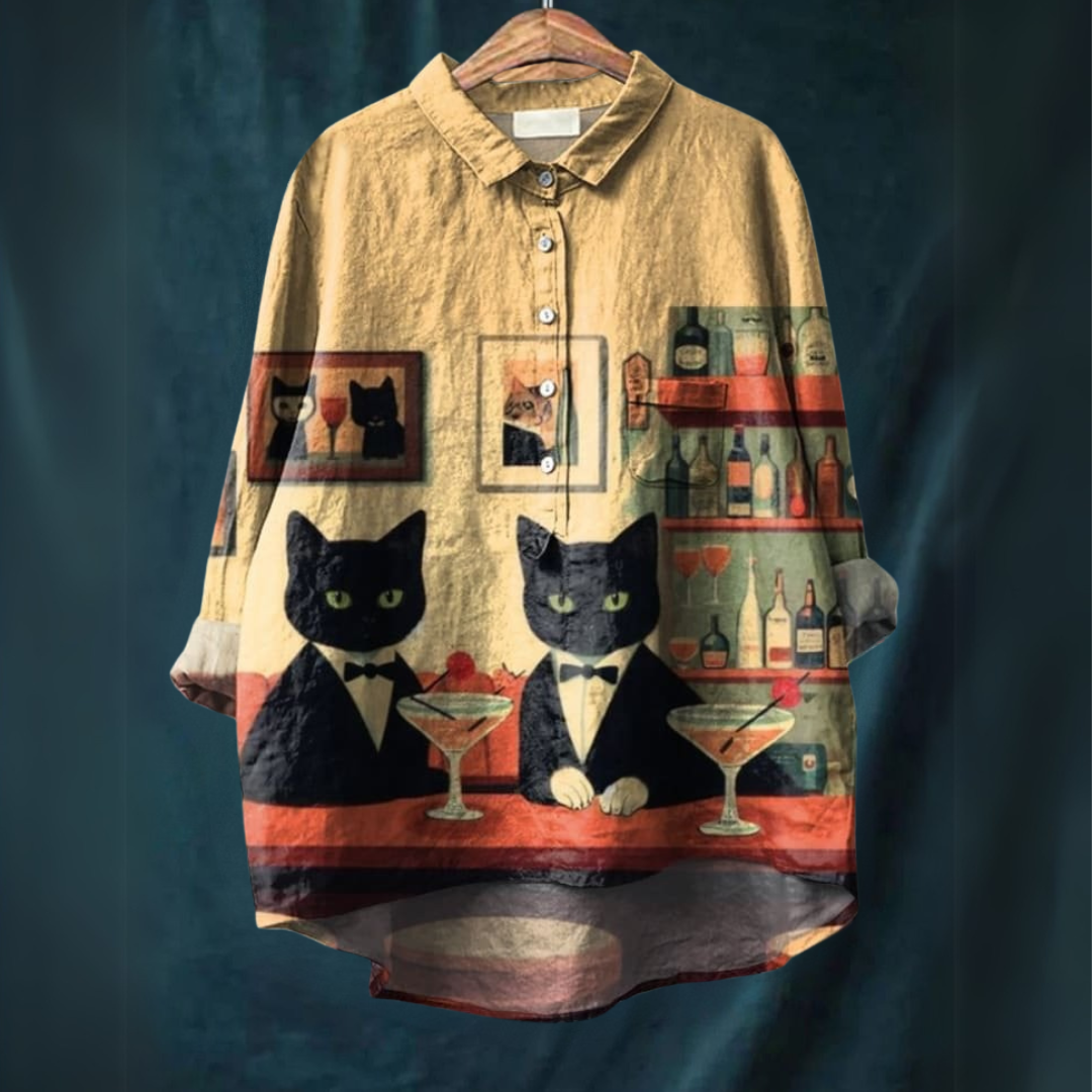 Lucia | Cat Art Shirt