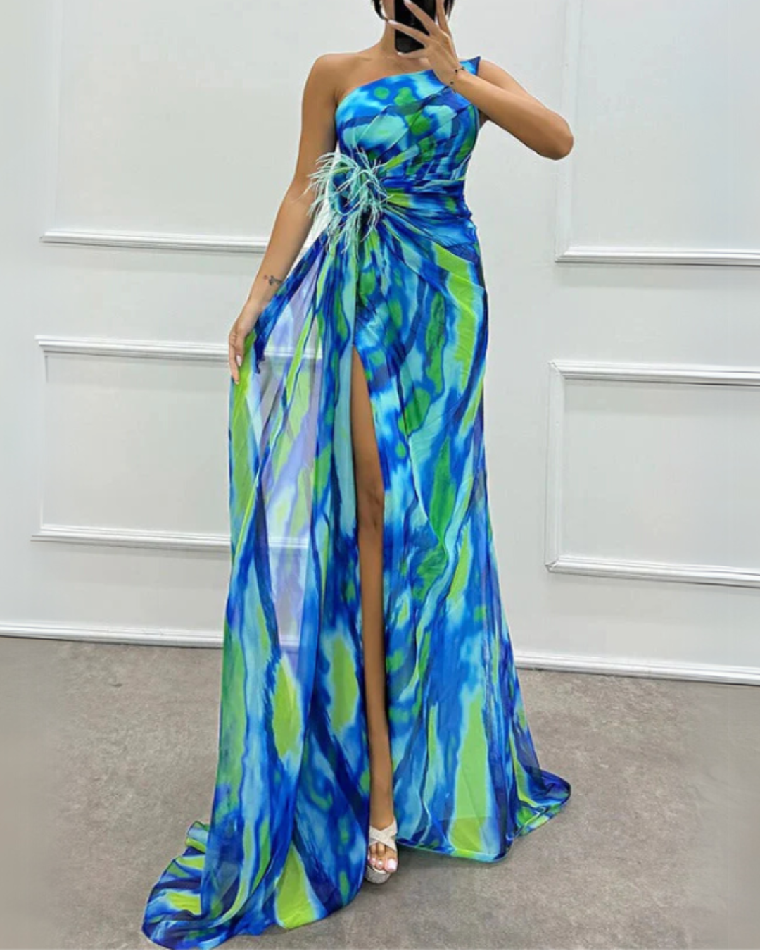 Vivienne | Vibrant Draped Dress