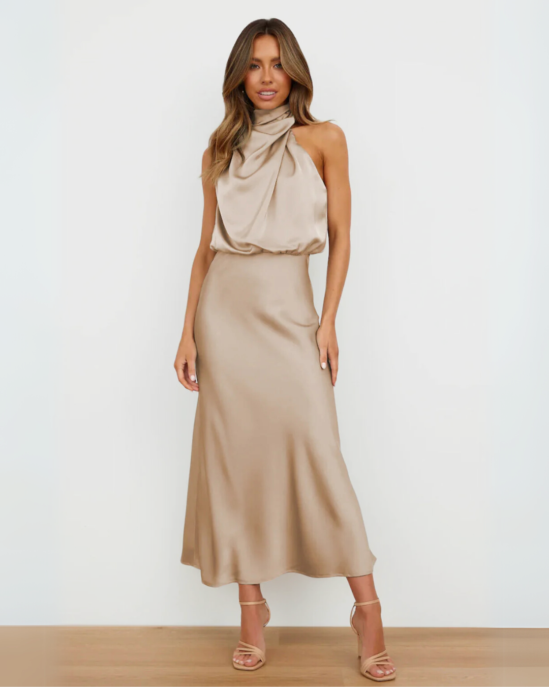 Lydia | Draped Dress