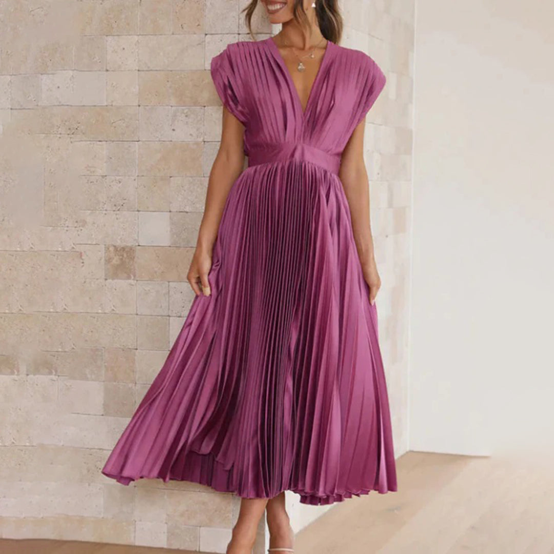 Juliet | Timeless Pleated Midi Dress